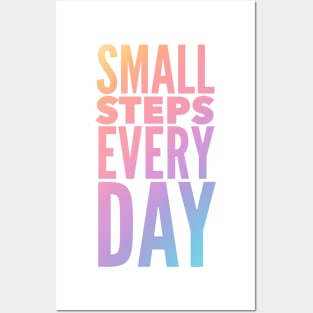 Small Steps Every Day Posters and Art